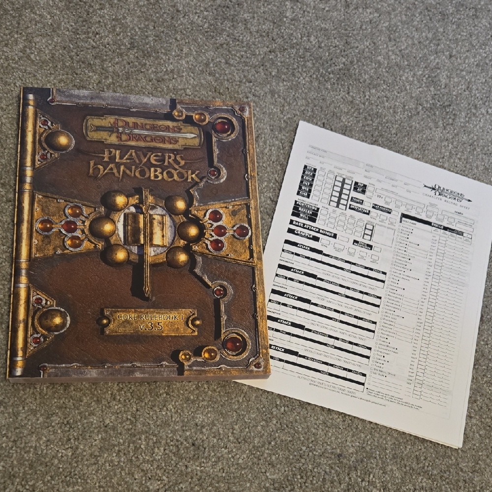 Wizards Of The Coast Dungeons & Dragons Player's Handbook: Core Rulebook I v.3.5